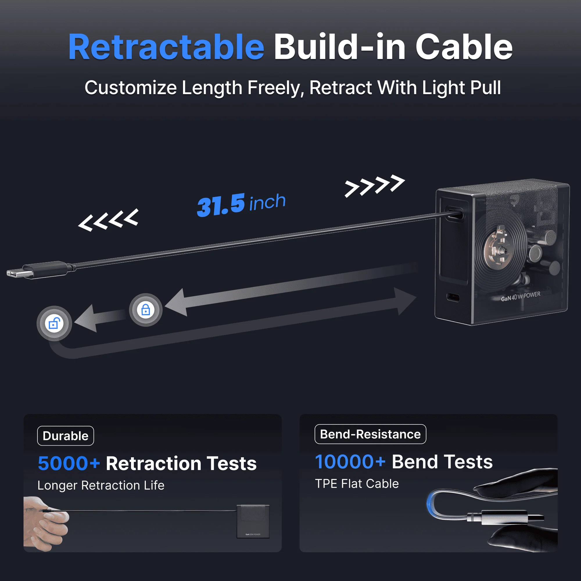 Gitryin Retractable 40W Charger for 3C Devices - Image 21