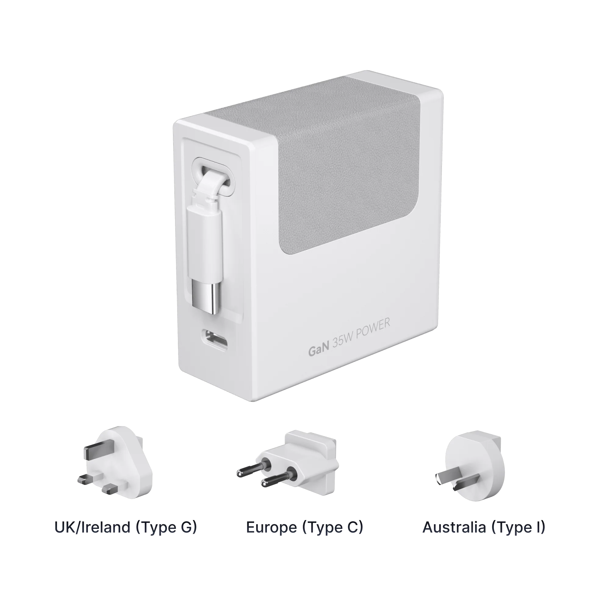 Gitryin Retractable Charger - White/USB-C Cable (40W) - Image 14